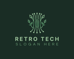 Eco Tech Tree logo design