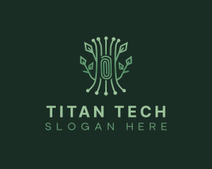 Eco Tech Tree logo design