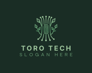 Eco Tech Tree logo design