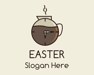 Hot Drinks - Coffee Carafe Time logo design