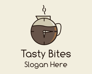 Cafeteria - Coffee Carafe Time logo design