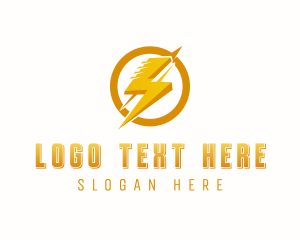 Lightning Bolt Energy logo design