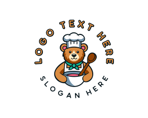 Baking Bear Chef Logo