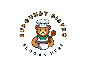 Baking Bear Chef logo design