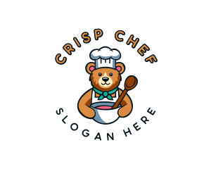 Baking Bear Chef logo design