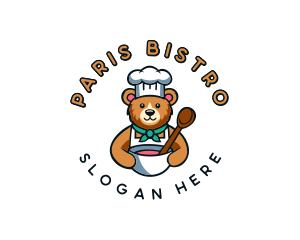 Baking Bear Chef logo design