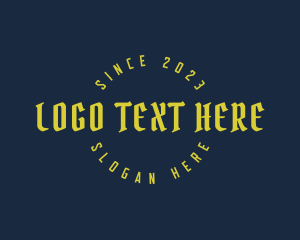 Apparel Business Calligraphy Logo