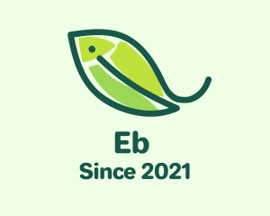 Fish Aquarium - Fish Nature Leaf logo design
