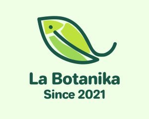 Fishing - Fish Nature Leaf logo design