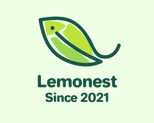 Aquaponics - Fish Nature Leaf logo design