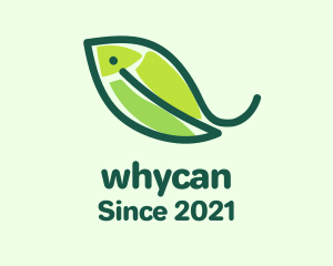 Organic Farm - Fish Nature Leaf logo design