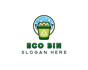Bin - Trash Bin Sanitation logo design