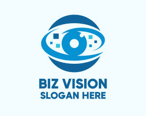 Blue Eye Database  logo design