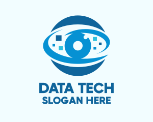 Database - Blue Eye Database logo design