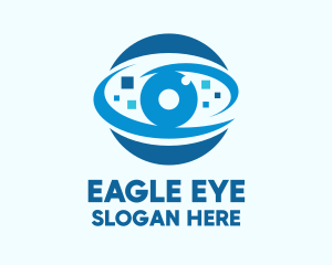 Blue Eye Database  logo design