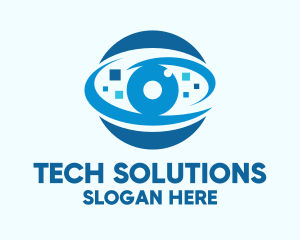 Cyber Security - Blue Eye Database logo design