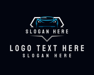 Luxury Car Diamond Badge Logo