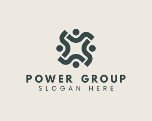 Group - Human Crowd Organization logo design