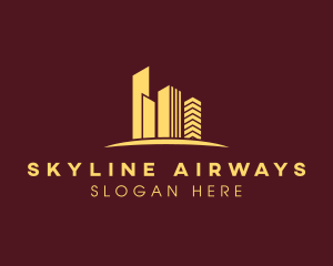 Deluxe City Buildings logo design