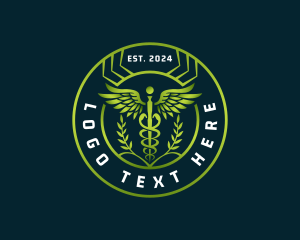 Doctor - Hospital Pharmacy Caduceus logo design