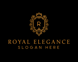 Elegant Royal Shield logo design