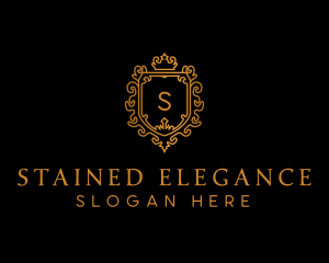 Elegant Royal Shield logo design