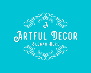 Ornament Swirl Decor logo design