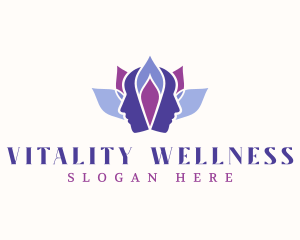 Lotus Face Wellness logo design