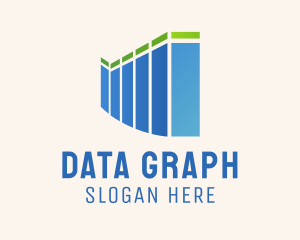 Charts - Progress Graph Statistics logo design