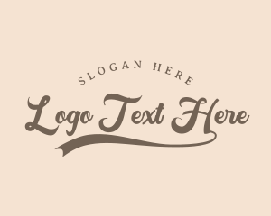 Styling - Traditional Script Handwriting logo design