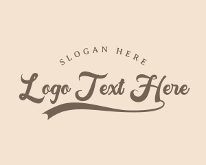Steakhouse - Traditional Script Handwriting logo design