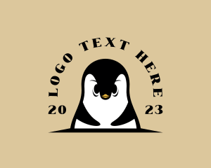 White Fox - Penguin Arctic Bird logo design