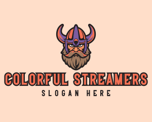 Streamer Gaming Viking logo design