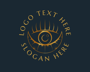Cosmic - Cosmic Crescent Eye logo design