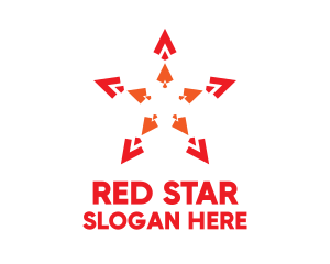 Red Star Arrows logo design