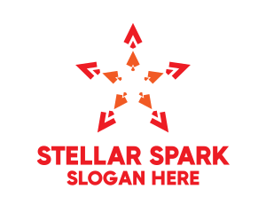 Red Star Arrows logo design