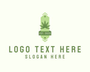 Weed - Organic Cannabis Weed logo design