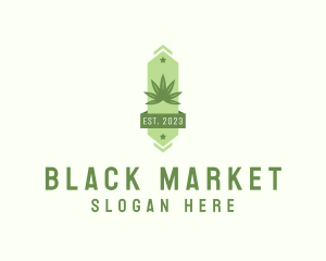 Illegal - Organic Cannabis Weed logo design