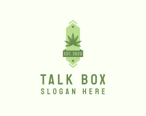 Weed - Organic Cannabis Weed logo design