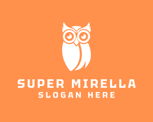 Minimalist - Simple Owl Bird logo design