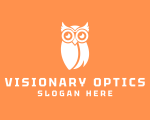 Eyewear - Simple Owl Bird logo design