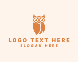 Genius - Wild Owl Bird logo design