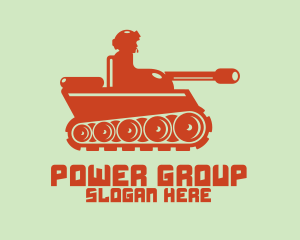 Toy - Army Tank logo design