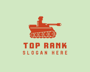 Military Army Tank  logo design