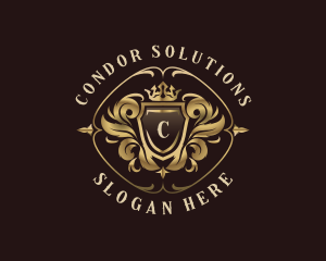 Elegant Royal Crest logo design