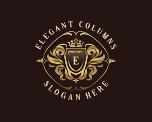 Elegant Royal Crest logo design