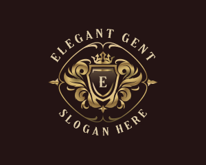 Elegant Royal Crest logo design