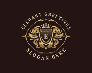 Elegant Royal Crest logo design