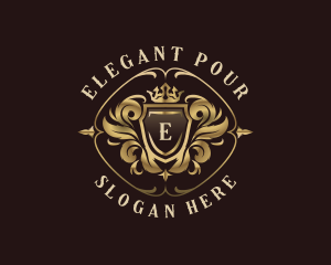 Elegant Royal Crest logo design