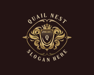 Elegant Royal Crest logo design